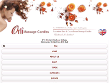 Tablet Screenshot of massagecandles.co.uk